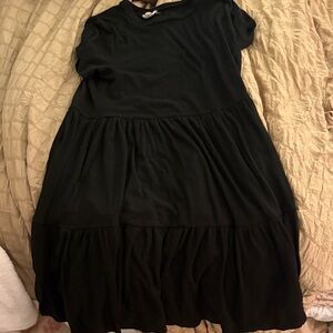 See You Monday Elegant Black Long Sleeve Dress